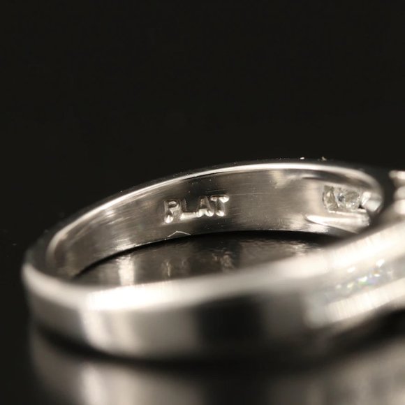 Platinum 1.12 CTW Diamond Ring - Picture 3 of 9